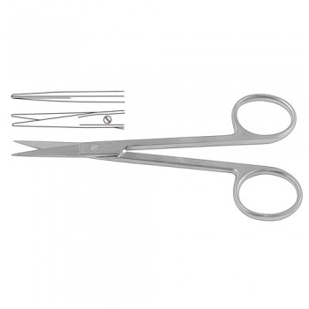 Delicate Gum Scissor Straight , 11.5 cm - 4 1/2"